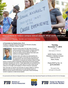 Sexual Assault Lecture FIU